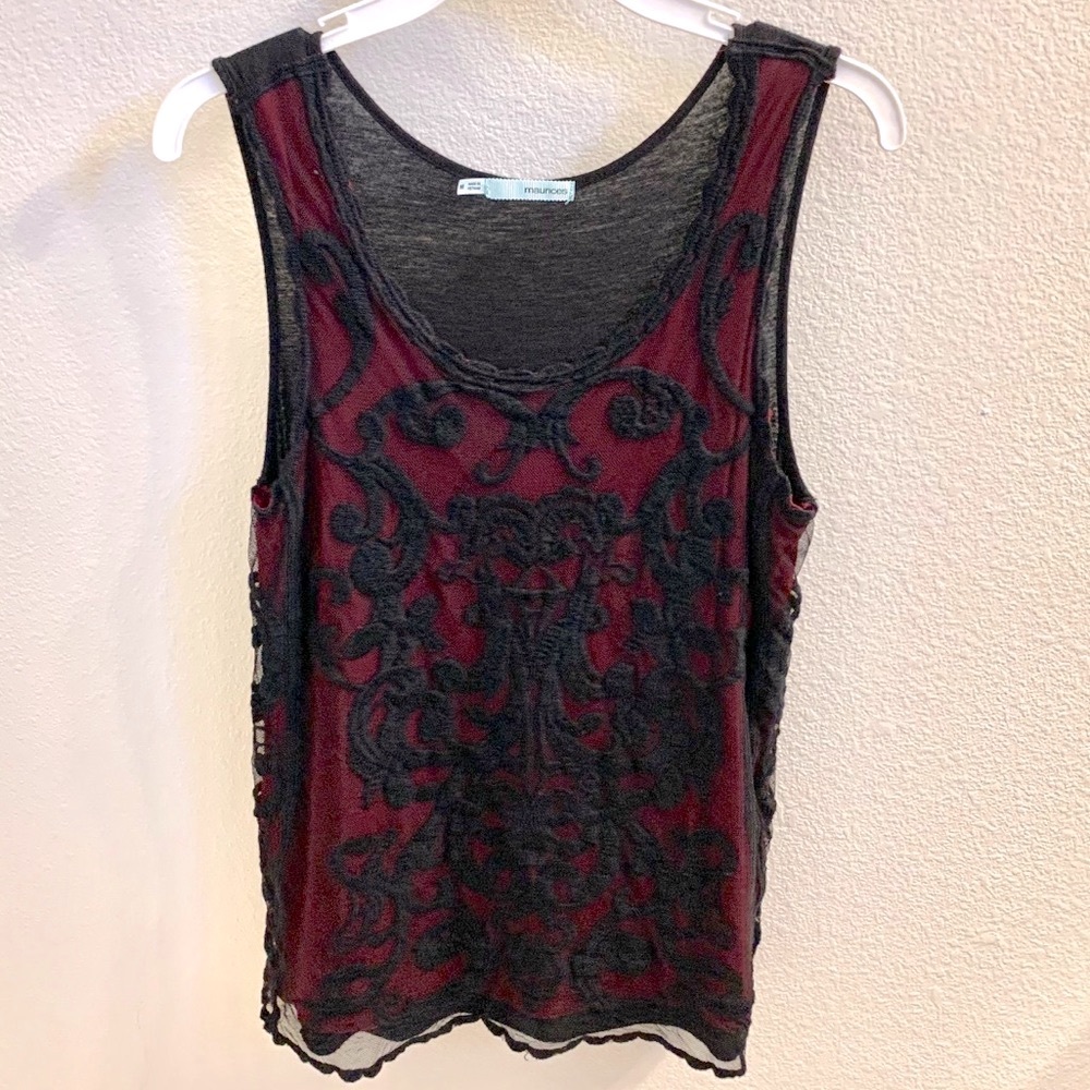 Lace Overlay Tank